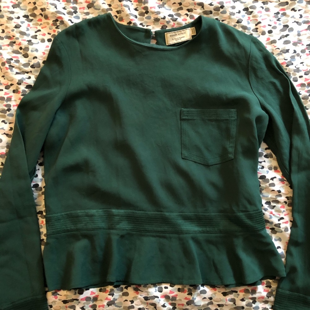 MAISON KITSUNÉ Green Top